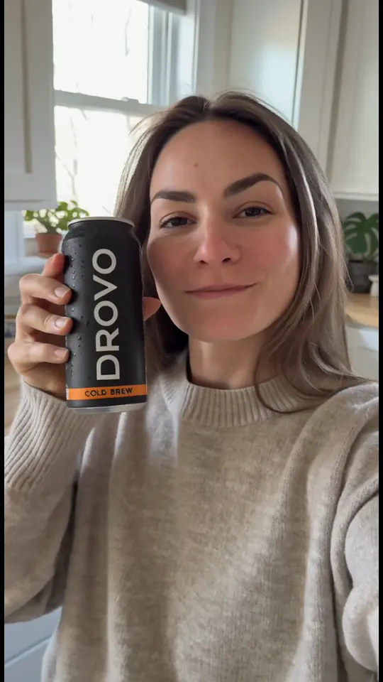First frame of the DROVO Cold Brew ad made by FLUX 3 Video, take 1