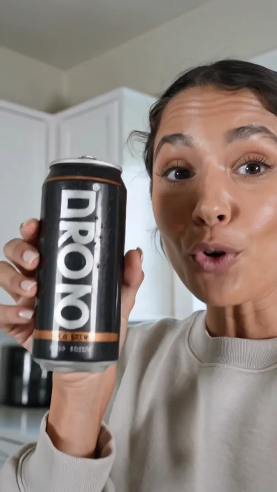 First frame of the DROVO Cold Brew ad made by Kling 3.0 Pro, take 2