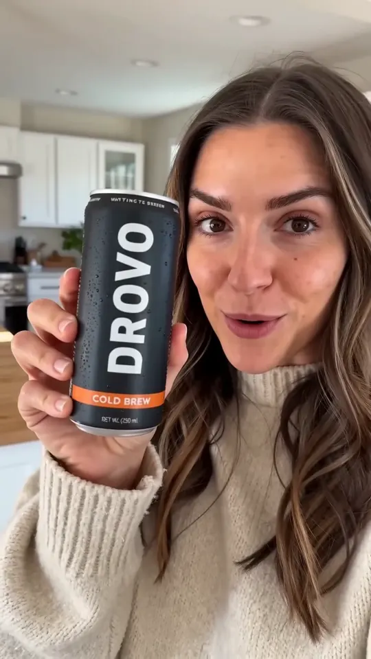First frame of the DROVO Cold Brew ad made by Seedance 2.0, take 1