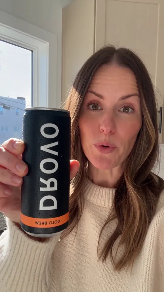 First frame of the DROVO Cold Brew ad made by Seedance 2.5, take 1