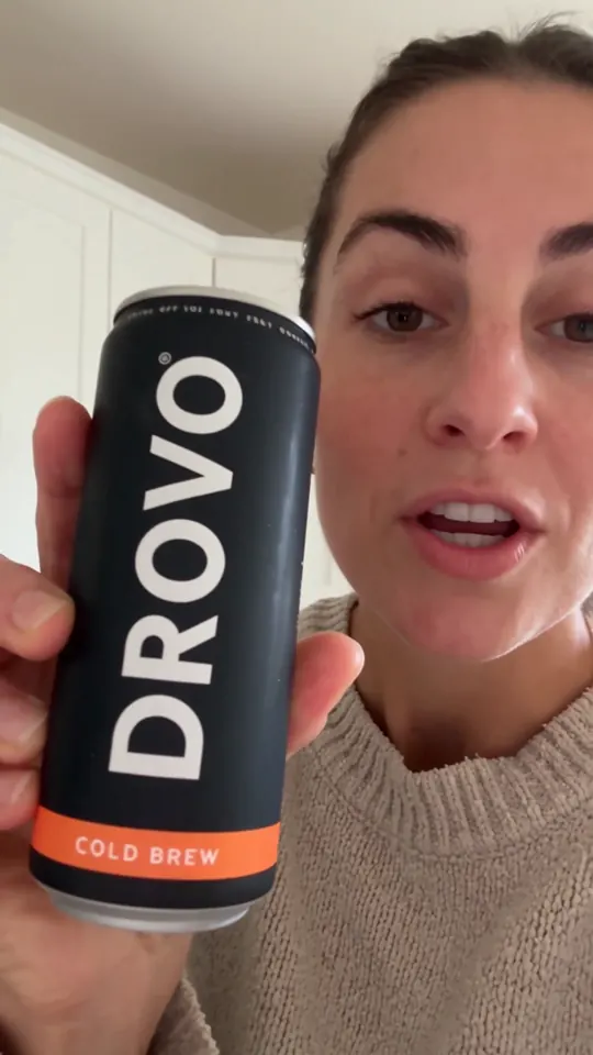 First frame of the DROVO Cold Brew ad made by Seedance 2.5, take 2